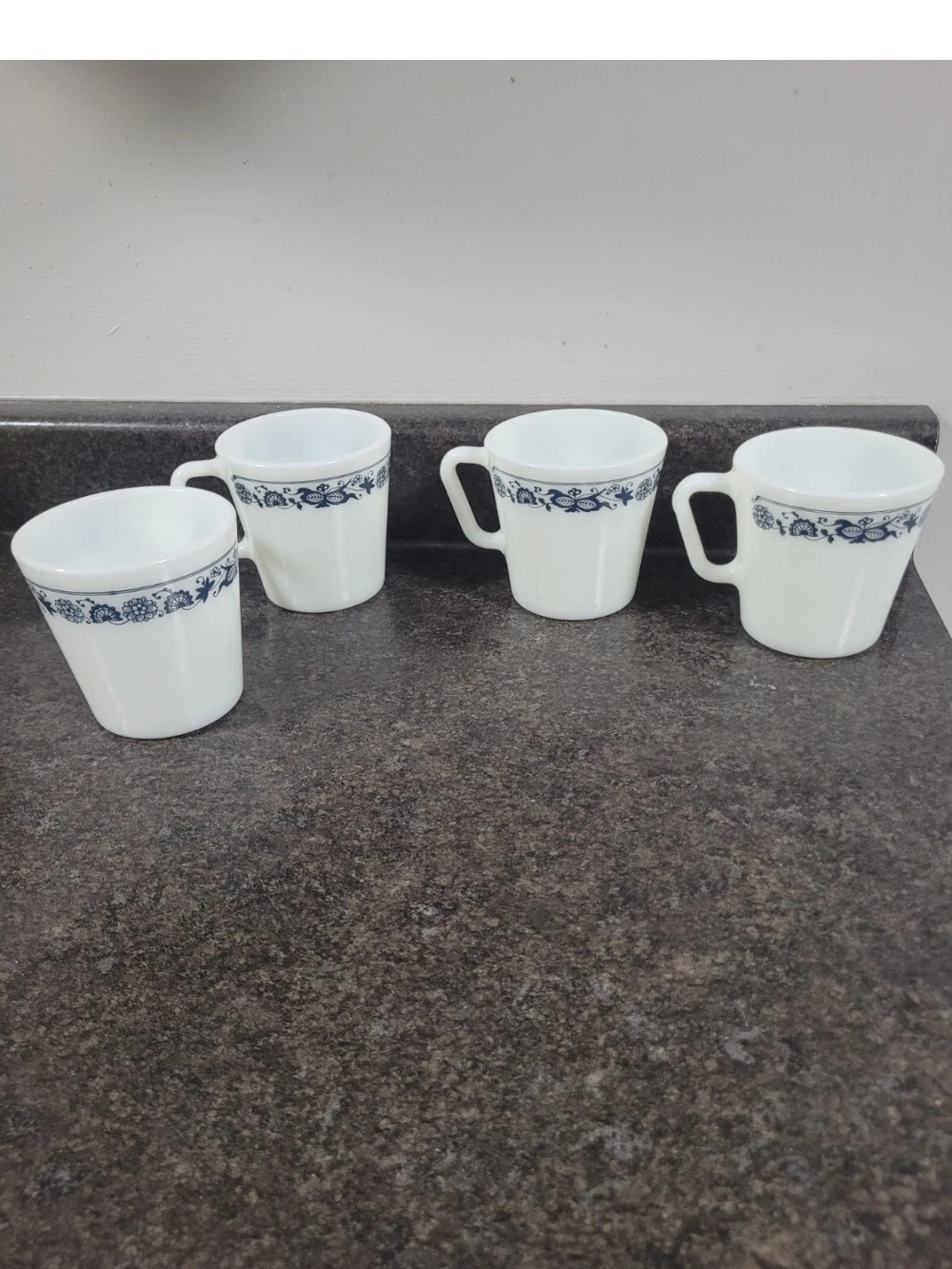 Pyrex Old Town Blue #1410 Coffee Mugs